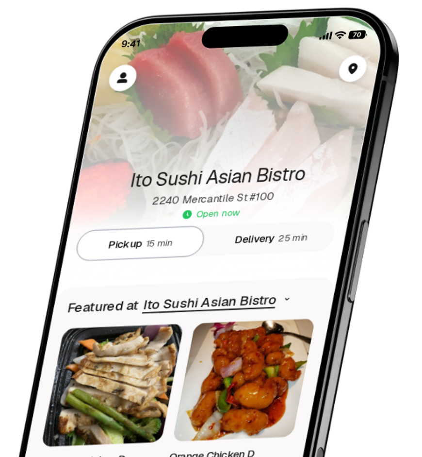Ito Sushi Asian Bistro app preview