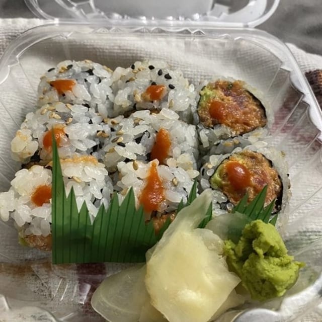 Spicy Tuna Roll with Avocado.