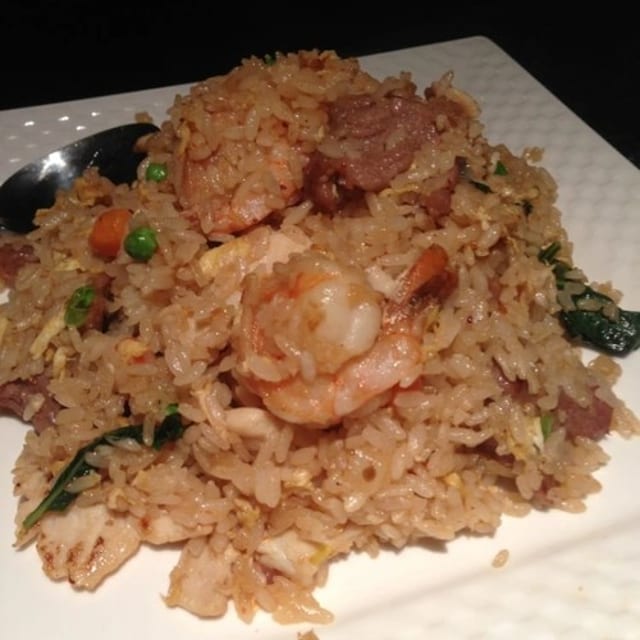 Salmon Thai Fried Rice.