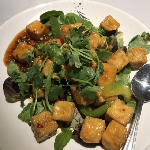 Sesame Tofu.