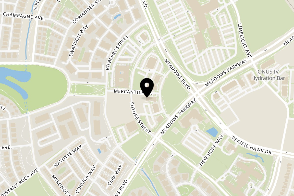 Map showing the location of Ito Sushi Asian Bistro on 2240 Mercantile St #100 in Castle Rock